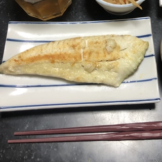 天ぷら粉で☆ヒラメのムニエル